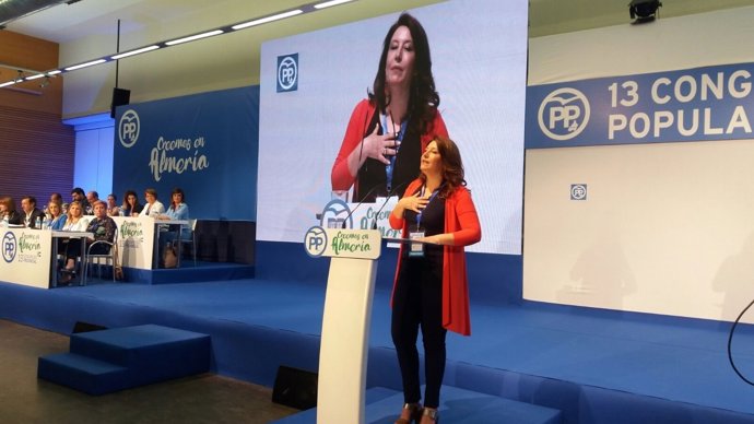La portavoz del PP-A en el Parlamento, Carmen Crespo
