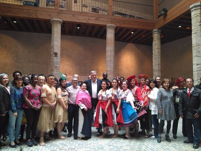 Recepción al Foro de la Diversidad Cultural de Pamplona