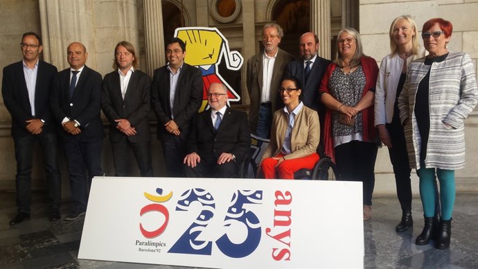 Presentació del logo del 25 aniversari dels Jocs Paralímpics de 1992