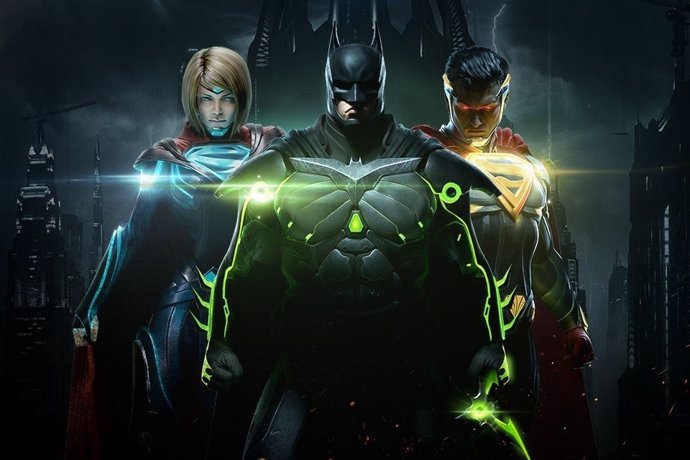 Injustice 2 videojuego juego DC comics superhéroes batman superman lucha