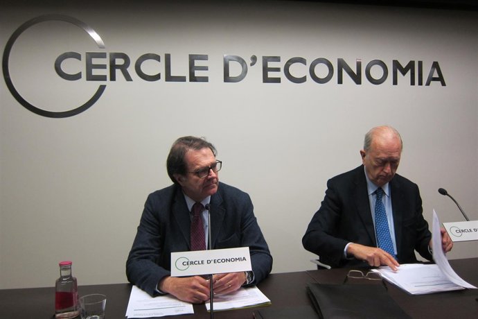 Jordi Alberich i Juan José Brugera (Cercle d'Economia)                       