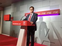 El PSC insta a Puigdemont a comparecer en el Congreso "si tiene realmente voluntad de negociar"