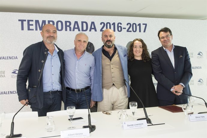 Los responsables del certamen en la presentación