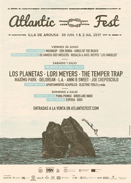 Cartel completo del Atlantic Fest