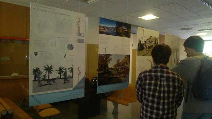 Exposición de los diseños ganadores.