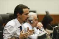 Pablo Iglesias celebra la oferta del Gobierno a Puigdemont para que explique el referéndum en el Congreso