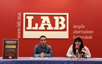 LAB acusa a PNV de "debilitar" los servicios públicos vascos con su acuerdo presupuestario con el PP