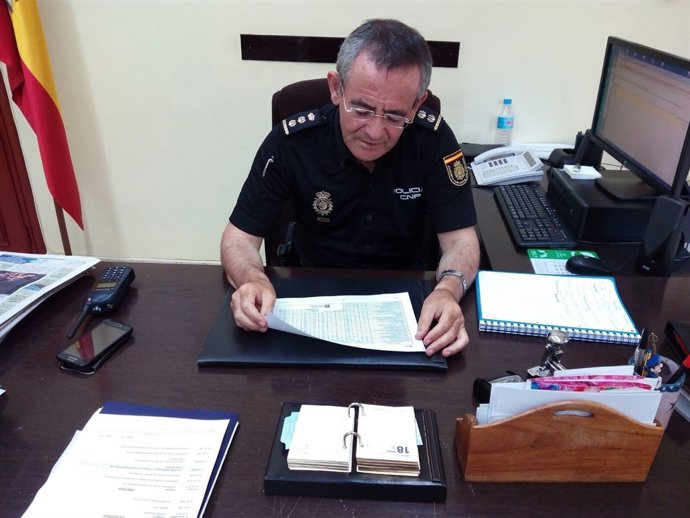 El comisario jefe provincial del CNP, Jesús Herranz