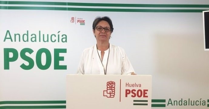 María Bella Martín, presidenta del PSOE de Lepe. 