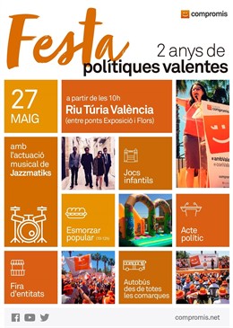 La celebración será en el antiguo cauce del río Turia