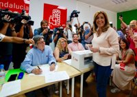 Susana Díaz llama a la participación para "levantar" el PSOE y abrir un "tiempo de unidad"