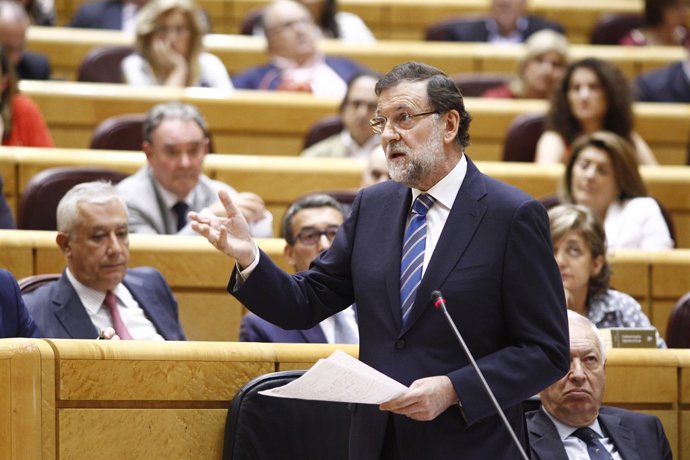 Mariano Rajoy en el Senat