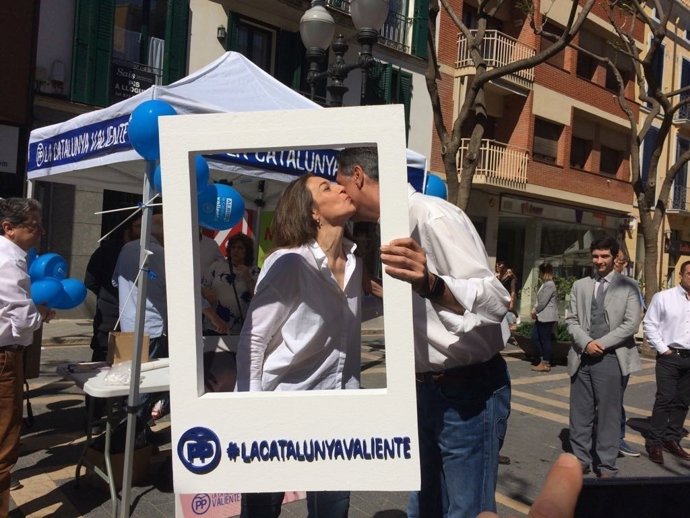 El president del PP català, Xavier García Albiol, a Sant Feliu de Guíxols.