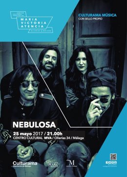 Cartel nebulosa mva málaga diputación