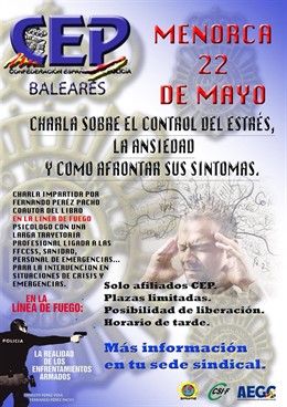 Jornadas sobre estrés y ansiedad para policías