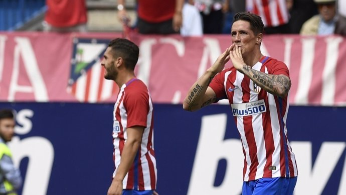 El delantero del Atlético de Madrid Fernando Torres