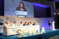 Virginia Pérez, nueva presidenta del PP de Sevilla con el 61% de los votos