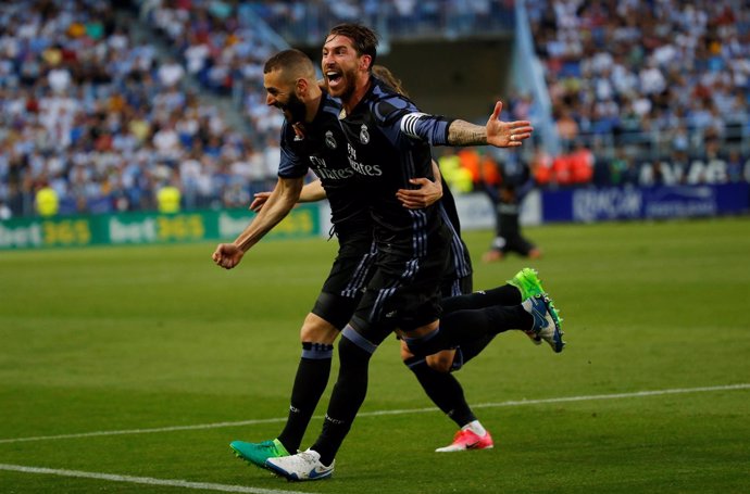 Sergio Ramos y Benzema, con el Real Madrid