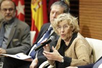 Carmena: "Esta noche La Cibeles vuelve a estar muy contenta"