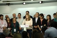 Susana Díaz gana las primarias en Andalucía con 31 puntos sobre Pedro Sánchez y menos votos que avales