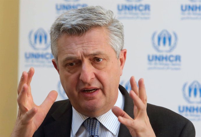 El responsable de ACNUR, Filippo Grandi