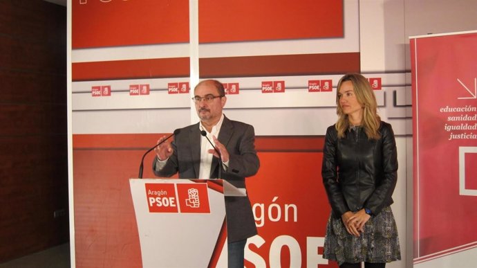 Javier Lambán y Pilar Alegría