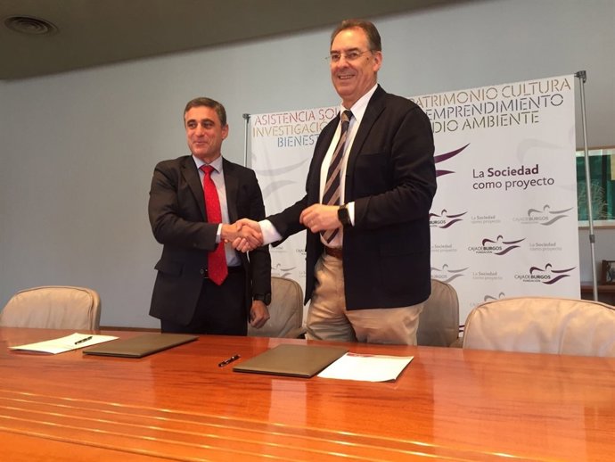  Burgos: Barbero (I) Y Benavente (D)