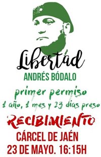 Bódalo sale este martes por primera vez de prisión con un permiso tras 419 días en la cárcel