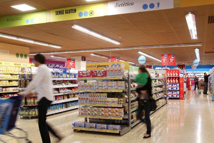 Productes en un supermercat