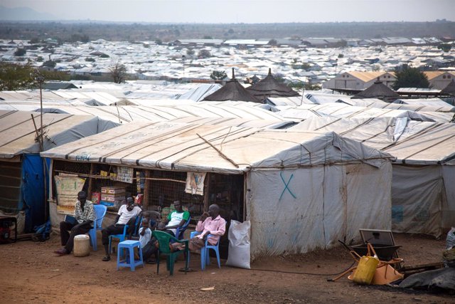 Desplazados en Yuba, Sudán del Sur