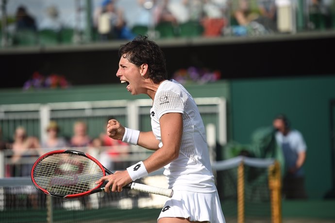 Carla Suárez en Wimbledon