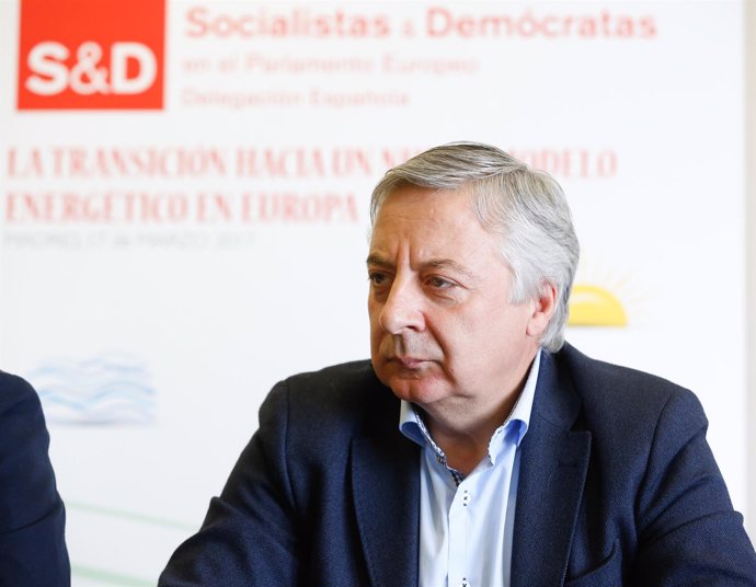 El eurodiputado del PSOE José Blanco, en unas jornadas en Madrid