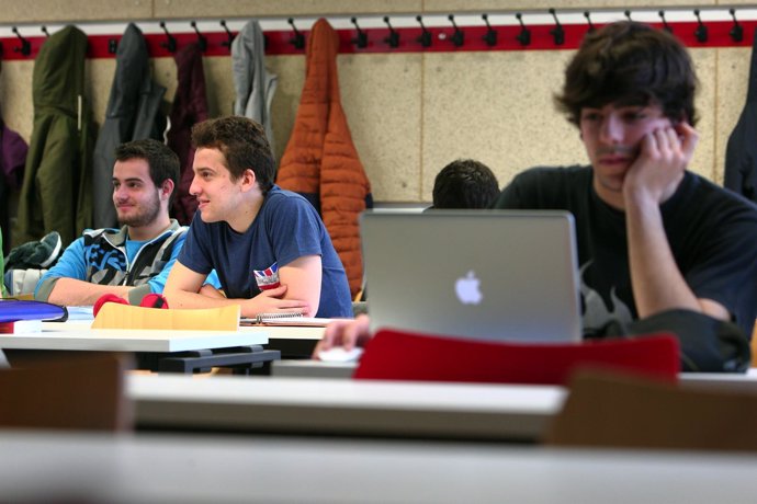 Estudiantes de la Universidad de La Rioja