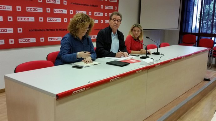 Jaime Cedrún presenta la nueva Ejecutiva de CCOO Madrid