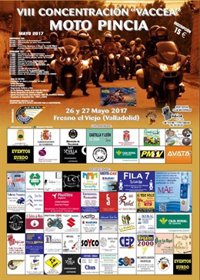 Fresno El Viejo (Valladolid) acoge este fin de semana la VIII edición de la Concentración Vaccea 'Moto Pincia'