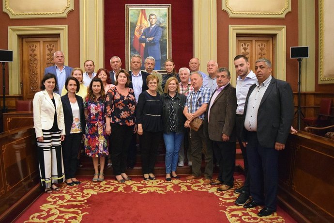 Delegación de alcaldes rumanos