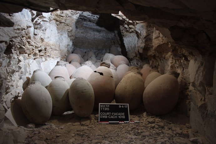 Arqueòlegs espanyols troben 56 objectes relacionats amb la momificació