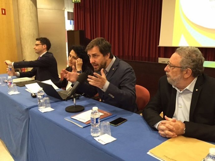 David Elvira, Pilar Magriny, Toni Comín y Joan Guix