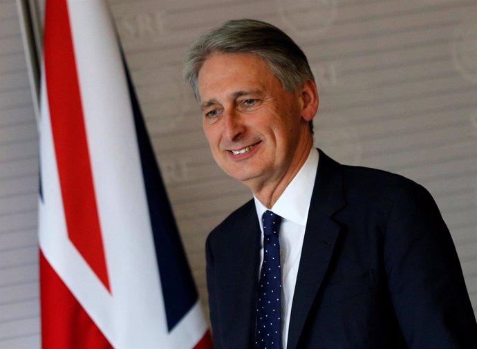 El ministro de Finanzas británico, Philip Hammond