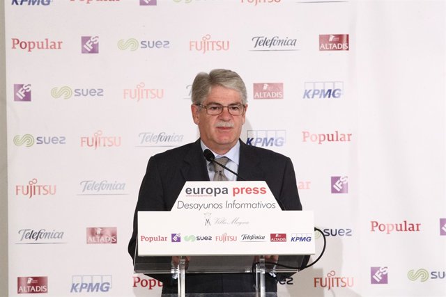 Alfonso Dastis en l'Esmorzar d'Europa  Press