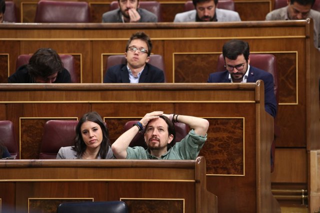 Irene Montero i Pablo Iglesias al Congrés