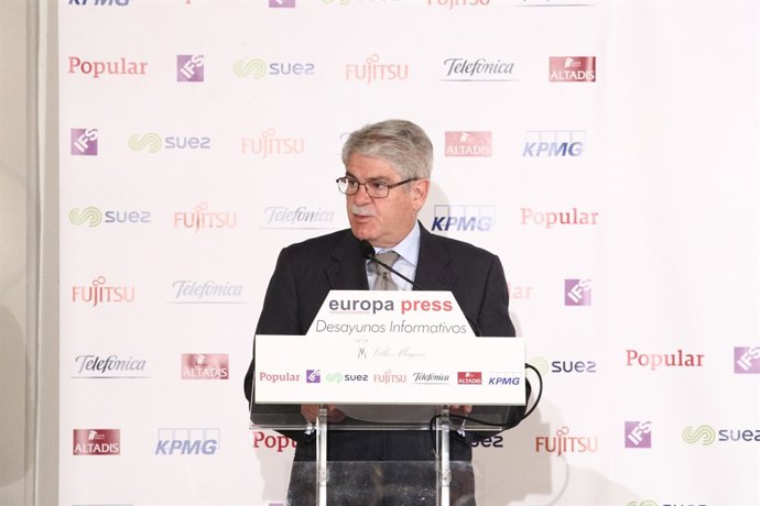 Alfonso Dastis en l'Esmorzar d'Europa Press