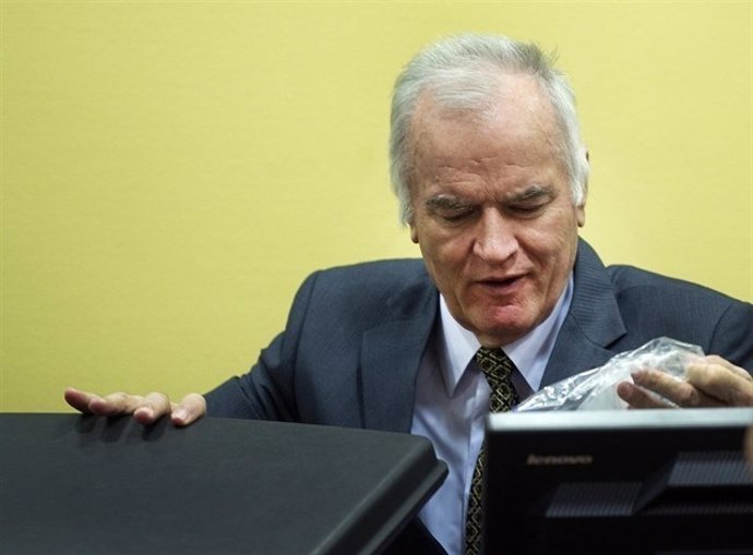 Ratko Mladic, en el Tribunal Penal Internacional para la Antigua Yugoslavia