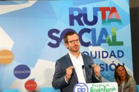 Maroto (PP) dice que el "el pacto educativo es una necesidad" e incide en que "tiene que ser entre todos"