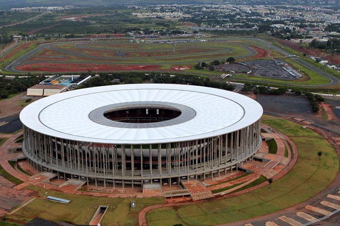 Estadio de Mane Garrincha en Brasilia