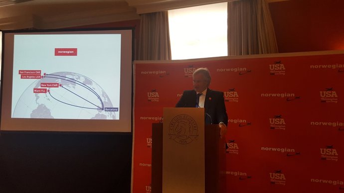 El consejero delegado de Norwegian, Bjrn Kjos