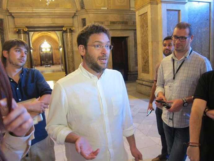 El secretari general de Podem Catalunya, Albano-Dante Fachin