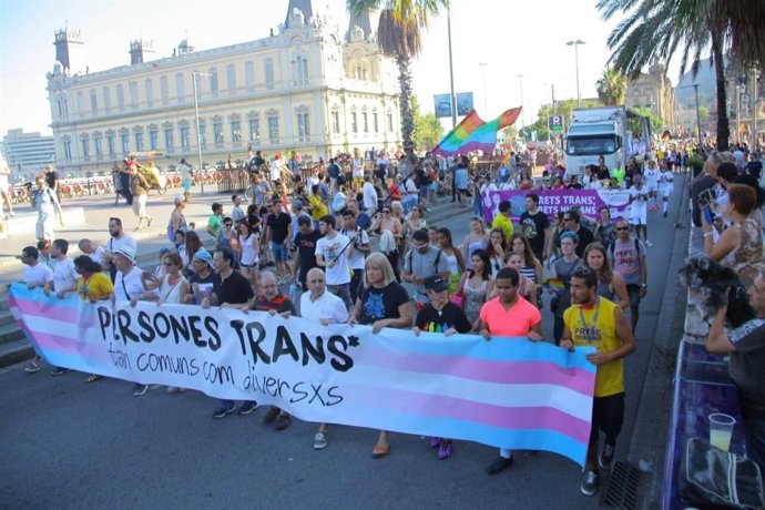 Imatge d'arxiu d'una manifestació recent a Barcelona