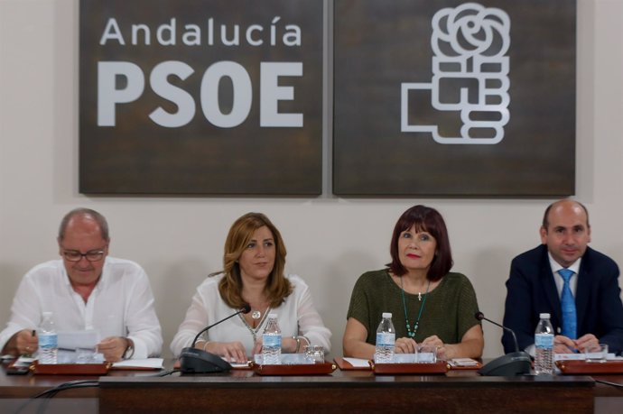 Susana Díaz preside la Ejecutiva del PSOE-A