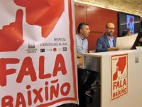 'Fala Baixiño' en las calles de Santiago: una campaña para compatibilizar ocio y descanso vecinal